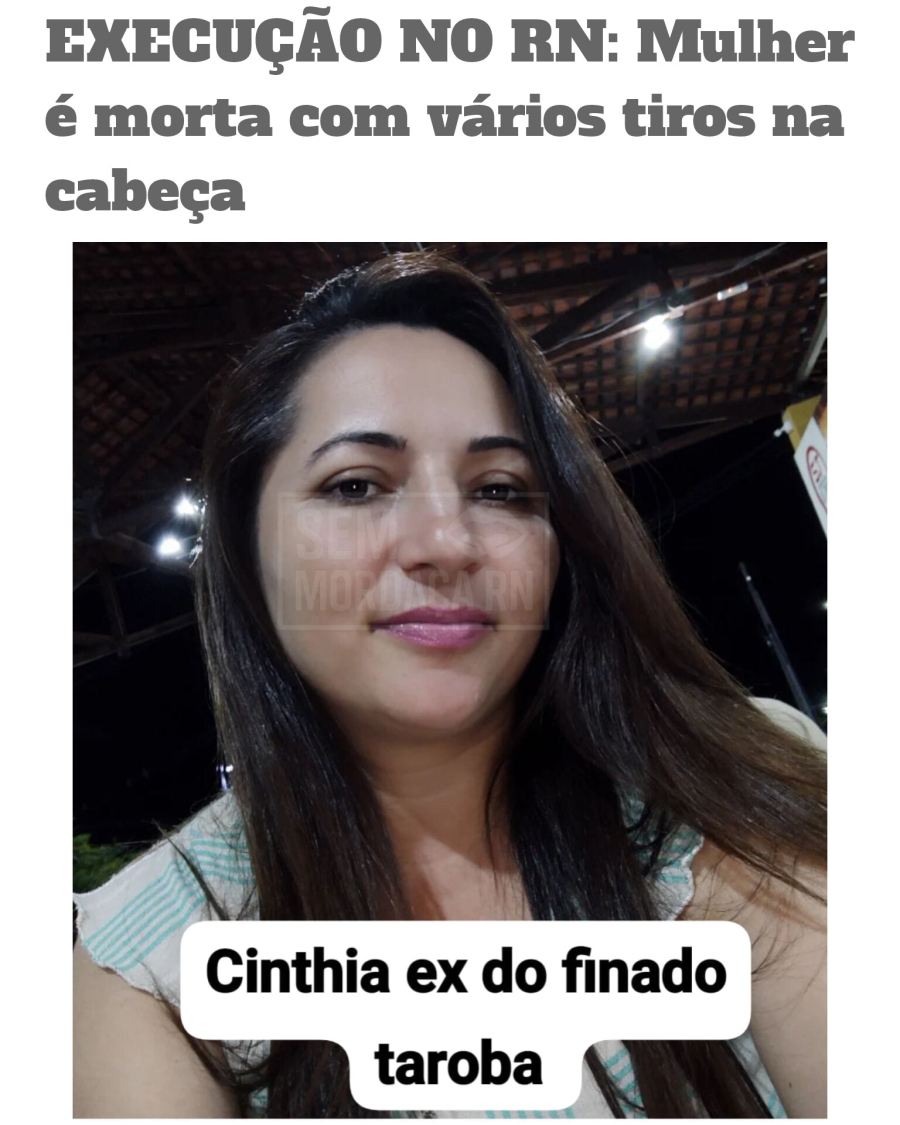 FOTOS: MULHER É EXECUTADA NO INTERIOR DO ESTADO