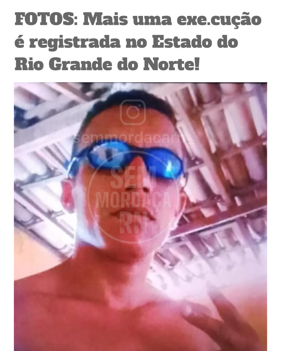 FOTOS EXCLUSIVAS: MAIS UMA EXECUÇÃO NO RN