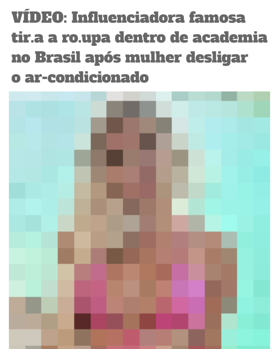 VÍDEO: Influenciadora tira a roupa dentro de academia no Brasil após mulher desligar o ar-condicionado