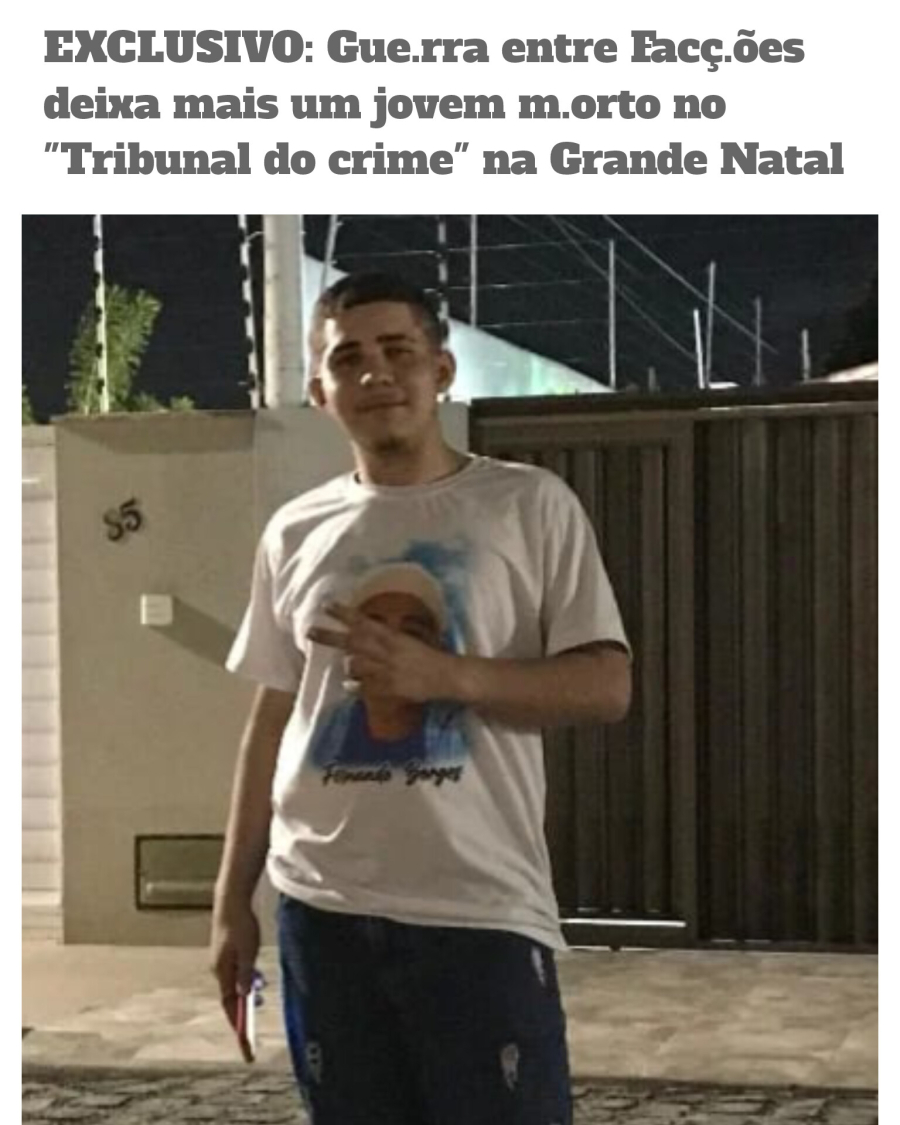 EXCLUSIVO: Gue.rra entre Facç.ões  deixa mais um jovem m.orto no  