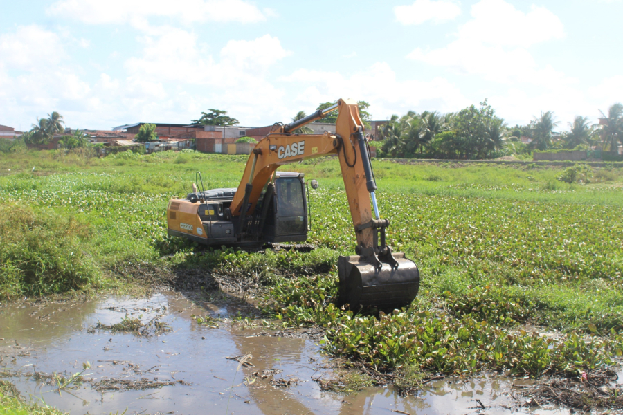 Prefeitura do Natal amplia limpeza das lagoas de captação em toda a cidade
